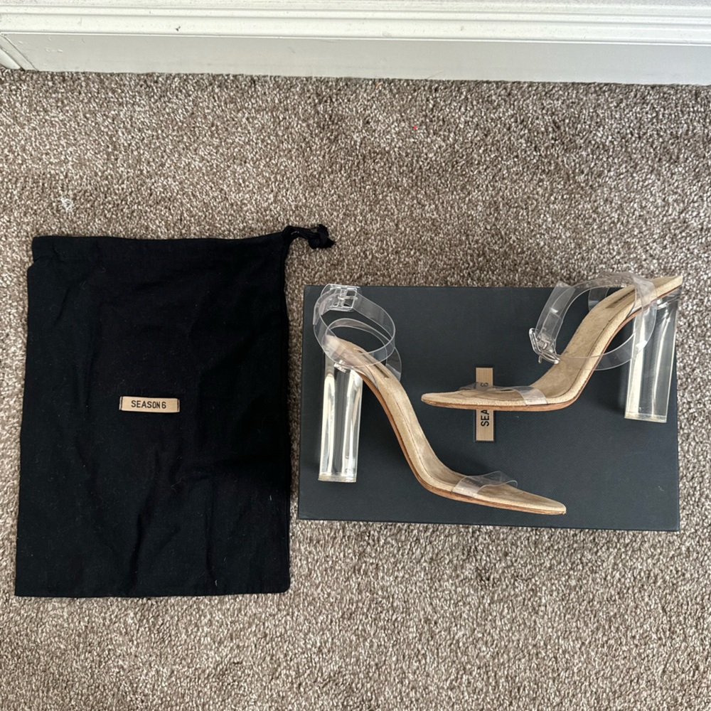 Yeezy Season 6 Clear Heels